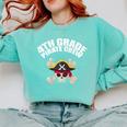 4th Grade Pirate Crew Halloween Costume Cool Teacher Student Comfort Colors Sweatshirt Chalky Mint 4th Grade Pirate Crew Halloween Costume Cool Teacher Student Comfort Colors Sweatshirt Chalky Mint