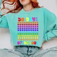50 Days Of School Hearts Teacher Happy 50th Day Of School Comfort Colors Sweatshirt Chalky Mint 50 Days Of School Hearts Teacher Happy 50th Day Of School Comfort Colors Sweatshirt Chalky Mint