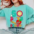 50 Days Of School Teacher Happy 50th Day Of School Kids Comfort Colors Sweatshirt Chalky Mint 50 Days Of School Teacher Happy 50th Day Of School Kids Comfort Colors Sweatshirt Chalky Mint