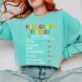 5th Grade Teacher Report Card Appreciation Men Women Comfort Colors Sweatshirt Chalky Mint 5th Grade Teacher Report Card Appreciation Men Women Comfort Colors Sweatshirt Chalky Mint