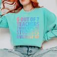 6 Out Of 7 Teachers Think 67 Of Students Overuse 67 Quote Comfort Colors Sweatshirt Chalky Mint 6 Out Of 7 Teachers Think 67 Of Students Overuse 67 Quote Comfort Colors Sweatshirt Chalky Mint
