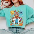 67 Chemistry Science Teacher Periodic Table Thanksgiving Comfort Colors Sweatshirt Chalky Mint