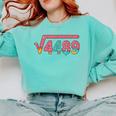 67 Ice Cream Drip Meme Square Root 4489 Slang Math Teacher Comfort Colors Sweatshirt Chalky Mint