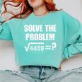 67 Meme Math Six Seven Teacher Brainrot Joke Comfort Colors Sweatshirt Chalky Mint 67 Meme Math Six Seven Teacher Brainrot Joke Comfort Colors Sweatshirt Chalky Mint