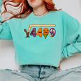67 Meme Math Teacher 6 7 Halloween Square Root 4489 Comfort Colors Sweatshirt Chalky Mint