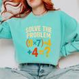 67 Meme Pemdas Elementary Math Teacher Brainrot Joke Comfort Colors Sweatshirt Chalky Mint 67 Meme Pemdas Elementary Math Teacher Brainrot Joke Comfort Colors Sweatshirt Chalky Mint