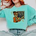 67 Teacher Halloween Skeleton Six Seven Meme Math Comfort Colors Sweatshirt Chalky Mint 67 Teacher Halloween Skeleton Six Seven Meme Math Comfort Colors Sweatshirt Chalky Mint