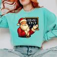67 Teacher Santa Christmas Six Seven Meme Math Xmas Comfort Colors Sweatshirt Chalky Mint 67 Teacher Santa Christmas Six Seven Meme Math Xmas Comfort Colors Sweatshirt Chalky Mint