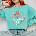 8th Grade Dream Team Eighth Grade Teacher Kid Back To School Comfort Colors Sweatshirt Chalky Mint 8th Grade Dream Team Eighth Grade Teacher Kid Back To School Comfort Colors Sweatshirt Chalky Mint