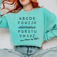 ABC Elemeno Shirt Alphabet Kindergarten Preschool Teacher Comfort Colors Sweatshirt Chalky Mint ABC Elemeno Shirt Alphabet Kindergarten Preschool Teacher Comfort Colors Sweatshirt Chalky Mint