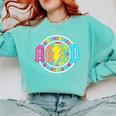 ABCD Kindergarten Rocks Back To School Teachers Students Comfort Colors Sweatshirt Chalky Mint