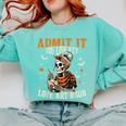 Admit It You Low Key Love Art Bruh Halloween Art Teacher Comfort Colors Sweatshirt Chalky Mint Admit It You Low Key Love Art Bruh Halloween Art Teacher Comfort Colors Sweatshirt Chalky Mint