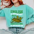 AG Teacher English Is Important But Agriculture Teacher Comfort Colors Sweatshirt Chalky Mint AG Teacher English Is Important But Agriculture Teacher Comfort Colors Sweatshirt Chalky Mint