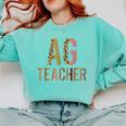 AG Teacher Farmer Life Agriculture Teacher Comfort Colors Sweatshirt Chalky Mint AG Teacher Farmer Life Agriculture Teacher Comfort Colors Sweatshirt Chalky Mint