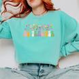 AG Teacher Future Farmer Agriculture Teacher Men Women Comfort Colors Sweatshirt Chalky Mint