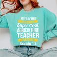Agriculture Teacher Appreciation AG Teacher Comfort Colors Sweatshirt Chalky Mint Agriculture Teacher Appreciation AG Teacher Comfort Colors Sweatshirt Chalky Mint