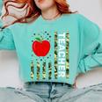American Flag Camouflage Teacher Patriotic 4th Of July Comfort Colors Sweatshirt Chalky Mint American Flag Camouflage Teacher Patriotic 4th Of July Comfort Colors Sweatshirt Chalky Mint