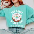 Art Teacher Halloween Donut Lover Costume Kawaii Monster Comfort Colors Sweatshirt Chalky Mint Art Teacher Halloween Donut Lover Costume Kawaii Monster Comfort Colors Sweatshirt Chalky Mint
