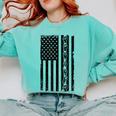 ASL Flag Sign Language Deaf ASL Teacher For Men Women Comfort Colors Sweatshirt Chalky Mint ASL Flag Sign Language Deaf ASL Teacher For Men Women Comfort Colors Sweatshirt Chalky Mint