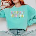 Assistant Principal Back To School Teacher Appreciation Comfort Colors Sweatshirt Chalky Mint Assistant Principal Back To School Teacher Appreciation Comfort Colors Sweatshirt Chalky Mint