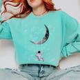 Astronaut Purple Moon Swing NASA Space Science Teacher Comfort Colors Sweatshirt Chalky Mint Astronaut Purple Moon Swing NASA Space Science Teacher Comfort Colors Sweatshirt Chalky Mint