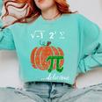 I Ate Some Pumpkin Pi Pie Math Teacher Halloween For Men Women Kids Comfort Colors Sweatshirt Chalky Mint