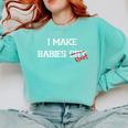 I Make Babies Cry Float Funny Swimming Coach Teacher Gift Comfort Colors Sweatshirt Chalky Mint I Make Babies Cry Float Funny Swimming Coach Teacher Gift Comfort Colors Sweatshirt Chalky Mint