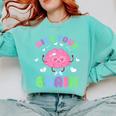 Back To School Kiss Your Brain Cute Teacher Appreciation Comfort Colors Sweatshirt Chalky Mint Back To School Kiss Your Brain Cute Teacher Appreciation Comfort Colors Sweatshirt Chalky Mint