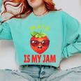 Back To School Math Is My Jam Math Teacher Comfort Colors Sweatshirt Chalky Mint Back To School Math Is My Jam Math Teacher Comfort Colors Sweatshirt Chalky Mint