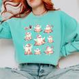 Ballet Ghost Ballet Dancer Spooky Dance Teacher Halloween Comfort Colors Sweatshirt Chalky Mint