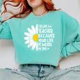 i Became a Teacher Because Your Life Is Worth My Time Comfort Colors Sweatshirt Chalky Mint i Became a Teacher Because Your Life Is Worth My Time Comfort Colors Sweatshirt Chalky Mint