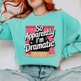 Best Theatre Art For Men Women Musical Drama Teacher Theater Comfort Colors Sweatshirt Chalky Mint