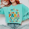 Bilingual Paraeducator Paraprofessional Parapro Teachers Comfort Colors Sweatshirt Chalky Mint