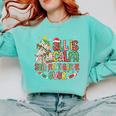 Book Tree All Is Calm Said No Teacher Ever Christmas Comfort Colors Sweatshirt Chalky Mint Book Tree All Is Calm Said No Teacher Ever Christmas Comfort Colors Sweatshirt Chalky Mint