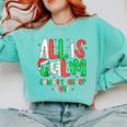 All Calm Said No Teacher Teacher Christmas Lights Comfort Colors Sweatshirt Chalky Mint All Calm Said No Teacher Teacher Christmas Lights Comfort Colors Sweatshirt Chalky Mint