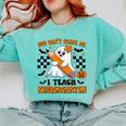 You Can't Scare Me I Teach Kindergarten Teacher Halloween Comfort Colors Sweatshirt Chalky Mint You Can't Scare Me I Teach Kindergarten Teacher Halloween Comfort Colors Sweatshirt Chalky Mint