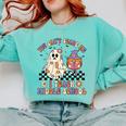 You Can't Scare Me I Teach Middle School Halloween Teacher Comfort Colors Sweatshirt Chalky Mint