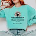 Cat Exhausted Teacher Exhausterwhelmulated Definition Comfort Colors Sweatshirt Chalky Mint Cat Exhausted Teacher Exhausterwhelmulated Definition Comfort Colors Sweatshirt Chalky Mint