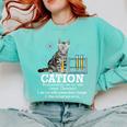 Cation Chemistry Humor Science Teacher Cat Pun Comfort Colors Sweatshirt Chalky Mint Cation Chemistry Humor Science Teacher Cat Pun Comfort Colors Sweatshirt Chalky Mint