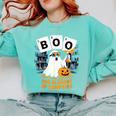 Chemistry Boo Ghost Element Of Surprise Science Teacher Tee Comfort Colors Sweatshirt Chalky Mint