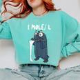 Chemistry Chemist Student Science Teacher Mole Comfort Colors Sweatshirt Chalky Mint