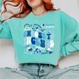 Choose To Include Inclusion Matters Autism Awareness Teacher Comfort Colors Sweatshirt Chalky Mint