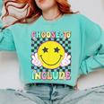 Choose To Include Special Education Teacher Autism Awareness Comfort Colors Sweatshirt Chalky Mint Choose To Include Special Education Teacher Autism Awareness Comfort Colors Sweatshirt Chalky Mint