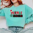 Christmas Science Teacher Santa Educator Chemical Elements Comfort Colors Sweatshirt Chalky Mint Christmas Science Teacher Santa Educator Chemical Elements Comfort Colors Sweatshirt Chalky Mint