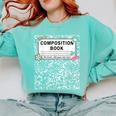 Composition Book Notebook Teachers Matching Group Halloween Comfort Colors Sweatshirt Chalky Mint Composition Book Notebook Teachers Matching Group Halloween Comfort Colors Sweatshirt Chalky Mint