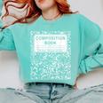 Composition Book Notebook Teachers Matching Group Halloween Comfort Colors Sweatshirt Chalky Mint Composition Book Notebook Teachers Matching Group Halloween Comfort Colors Sweatshirt Chalky Mint