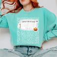 Composition Notebook Costume Adult Halloween For Teacher Comfort Colors Sweatshirt Chalky Mint Composition Notebook Costume Adult Halloween For Teacher Comfort Colors Sweatshirt Chalky Mint