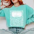 Composition Notebook Matching Group Halloween Teachers Comfort Colors Sweatshirt Chalky Mint