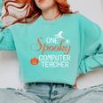 Computer Teacher Halloween Spooky Men Women Kids Comfort Colors Sweatshirt Chalky Mint Computer Teacher Halloween Spooky Men Women Kids Comfort Colors Sweatshirt Chalky Mint