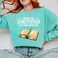 Cool History Teacher Read The Constitution For The Articles Comfort Colors Sweatshirt Chalky Mint Cool History Teacher Read The Constitution For The Articles Comfort Colors Sweatshirt Chalky Mint